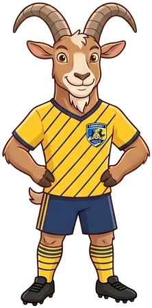 Virgil van Goat with his hands on his hips